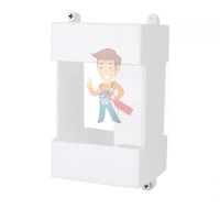 IEK К-4 с крышкой пломбировочный бокс IP30 IEK К-4 с крышкой пломбировочный бокс IP30 - Пломбиратор на дин рейку ЩУР 2-3